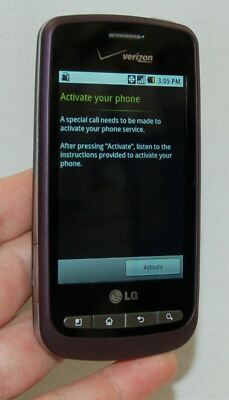 LG Vortex VS660V Verizon Wireless VIOLET WiFi Android Smartphone 3G Grade C