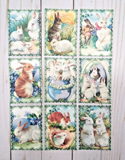 9 Vintage Style Easter Handmade Pocket Letter Cards Scrapbooks Journals Crafts