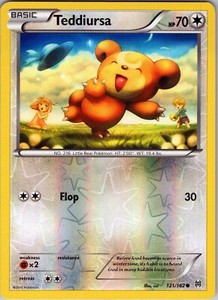 Teddiursa 121/162 Common - Pokemon TCG XY: BREAKthrough - Reverse Holo (NM)