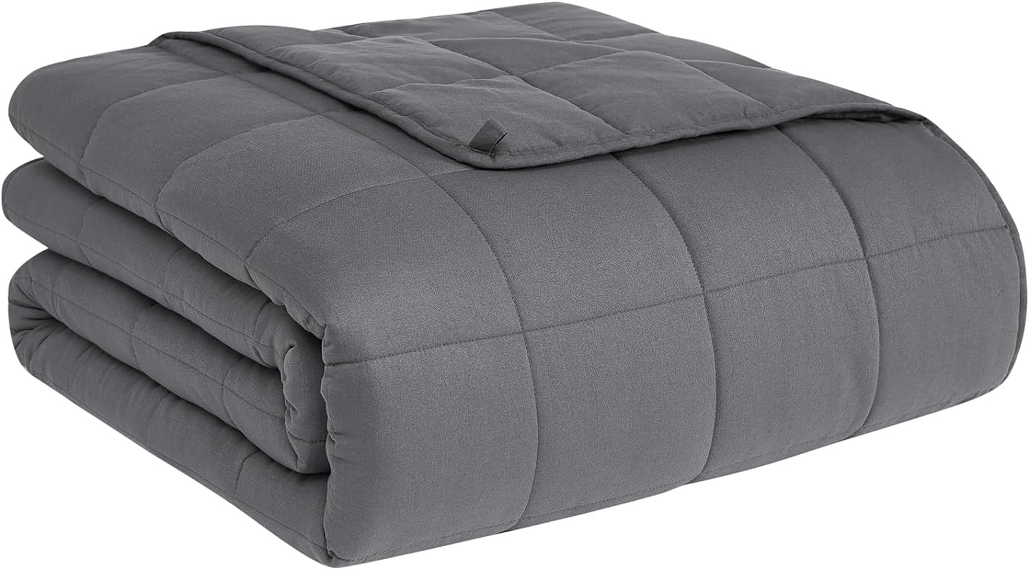 Cuteking 15Lbs Weighted Blanket for Adults Full Size 48x72 Grey Heavy Blanket-image