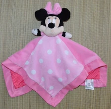 Disney Baby Minnie Mouse Security Blanket Kids Preferred Baby Lovey Pink Dots