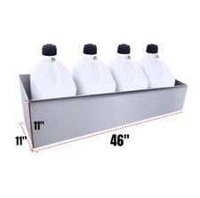 Aluminum Fuel Jug Holder Storage Rack Trailer Garage Shop Storage