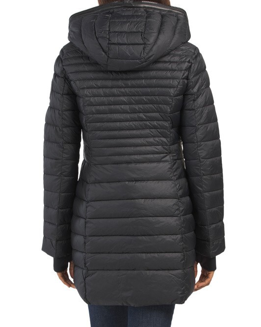 PAJAR CANADA Women's Lyvien Hooded Quilted Puffer Coat M Black eBay