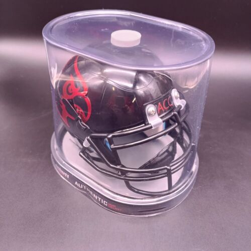 Bobby Petrino Hand-signed Louisville Cardinals Schutt Black Mini Helmet Sealed - Picture 2 of 5