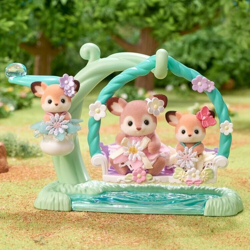 Sylvanian Families Deer Family Babies Twins Set of 3 New from JP Calico Critters - Picture 10 of 11