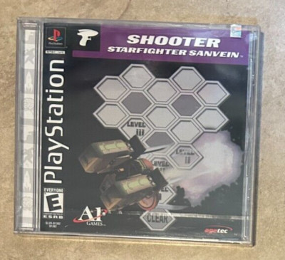 Shooter Star fighter Sanvein NEW factory sealed PlayStation PSX PS1