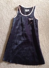 Girls Blush by US Angels Dress Silky Sequin Black Tank Size 10