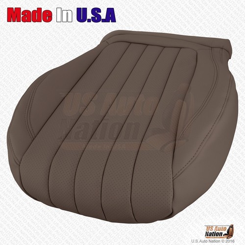 2017 2018 Mercedes Benz E300 Driver Side Bottom Perforated Seat Cover Nut Brown - Picture 6 of 10