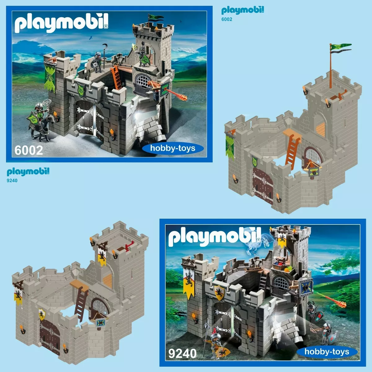  Playmobil Wolf Knights' Castle Playset Building Kit