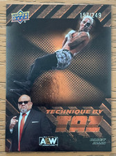 DARBY ALLIN Technique by Taz 2024 Upper Deck AEW Foilboard 157/249 SP #TBT-10