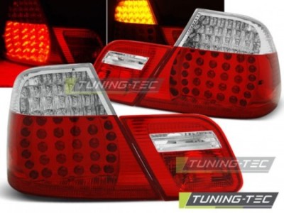 Coppia Fari Fanali posteriori Tuning BMW E46 04.1999-2003 COUPE Rosso//Bianco LED