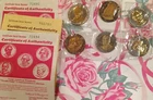 All 6 Great American Presidents Double Eagle Commemorative Coin Silver Gold laye