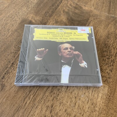 ANTON WEBERN - Boulez Conducts Webern Vol. 3 - CD - NEW SEALED - SAME DAY SHIP