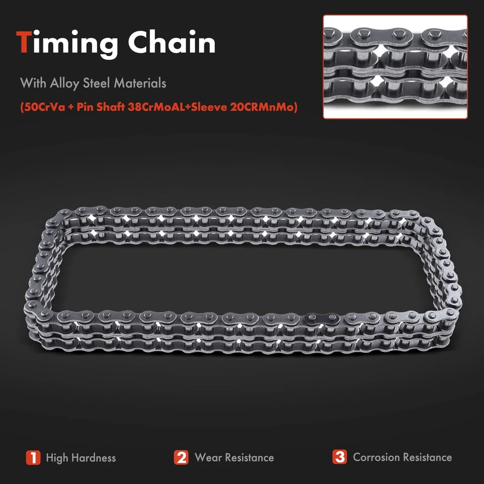 3x Kit de cadena de distribución para Chevrolet C10 C20 G10 G20 K10 K20 P10 P20 Impala GMC OHV Foto 3 de 4