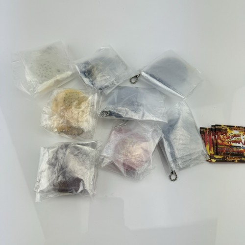 Set 8 Bandai Street Fighter Sound Drops Schlüsselanhänger 2006 Ryu Ken Capcom Gashapon - Bild 2 von 8