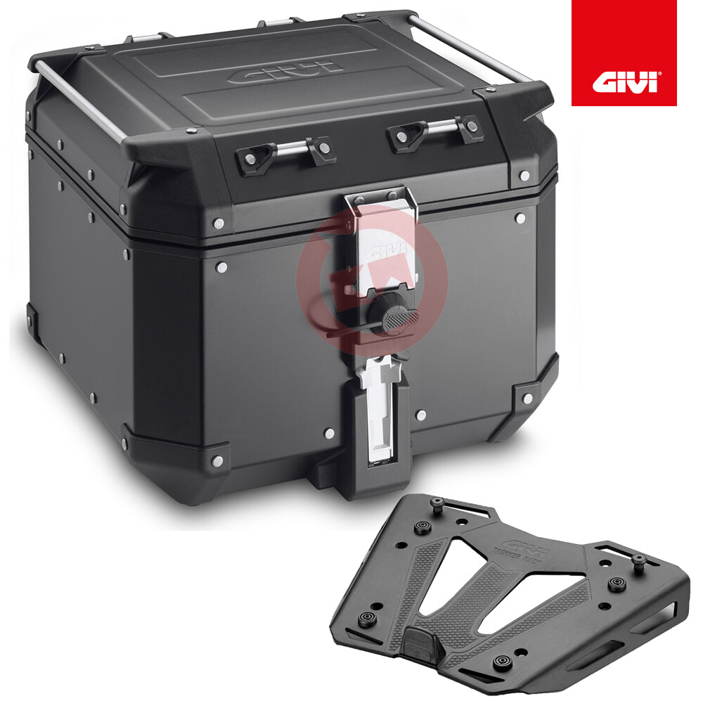 Givi Top-Case Outback OBKN42B+Kit Plate SR1186 M8B Honda X