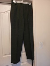 LIZ CLAIBORNE Wool Blend Slacks size 8 Charcole Grey