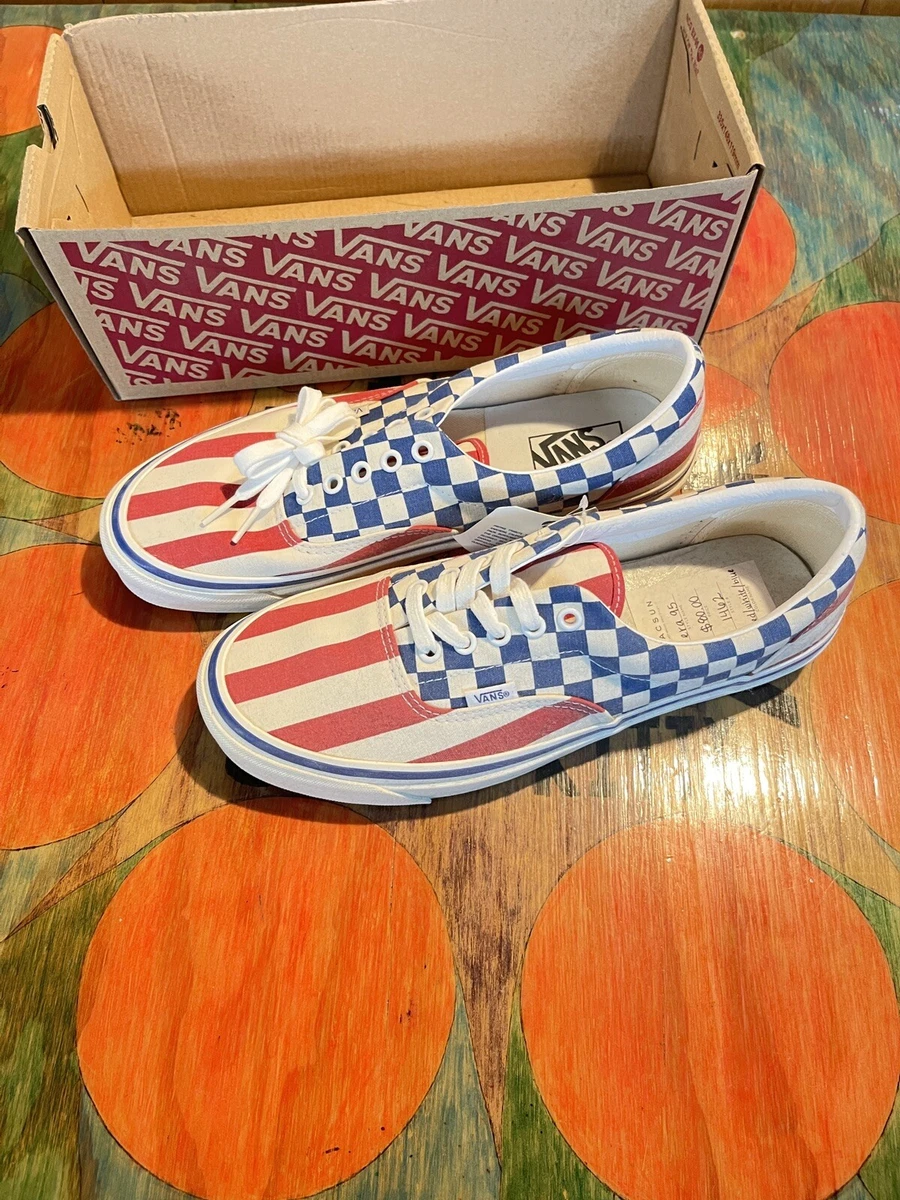 Vans Era 95 Dx Mens Sz 10 New In Box Red White Blue America
