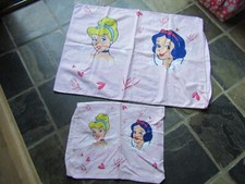 Disney Character's Quilt Cover Pillow Case Cover Set Cinderella Snow White