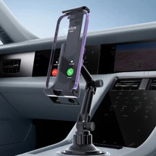 Universal Car Mount Car Cup Holder Phone Stand For 4.7-10.9" iPhone iPad Tablet