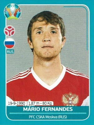 Panini Euro EM 2020 Preview Sticker Russland RUS 11 Mario Fernandes