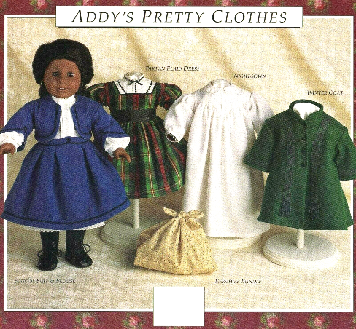american-girl-doll-addy-s-clothing-patterns-out-of-print-reproduction-ebay