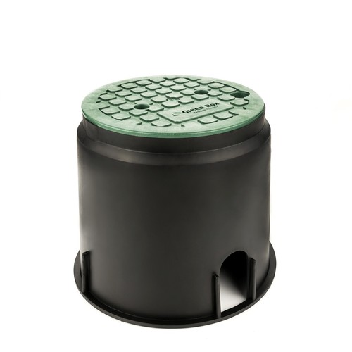 Ventilschacht Ventilbox mit Deckel rund 10" Kugelhahn Behälter Rain Bird Schacht - Picture 4 of 12