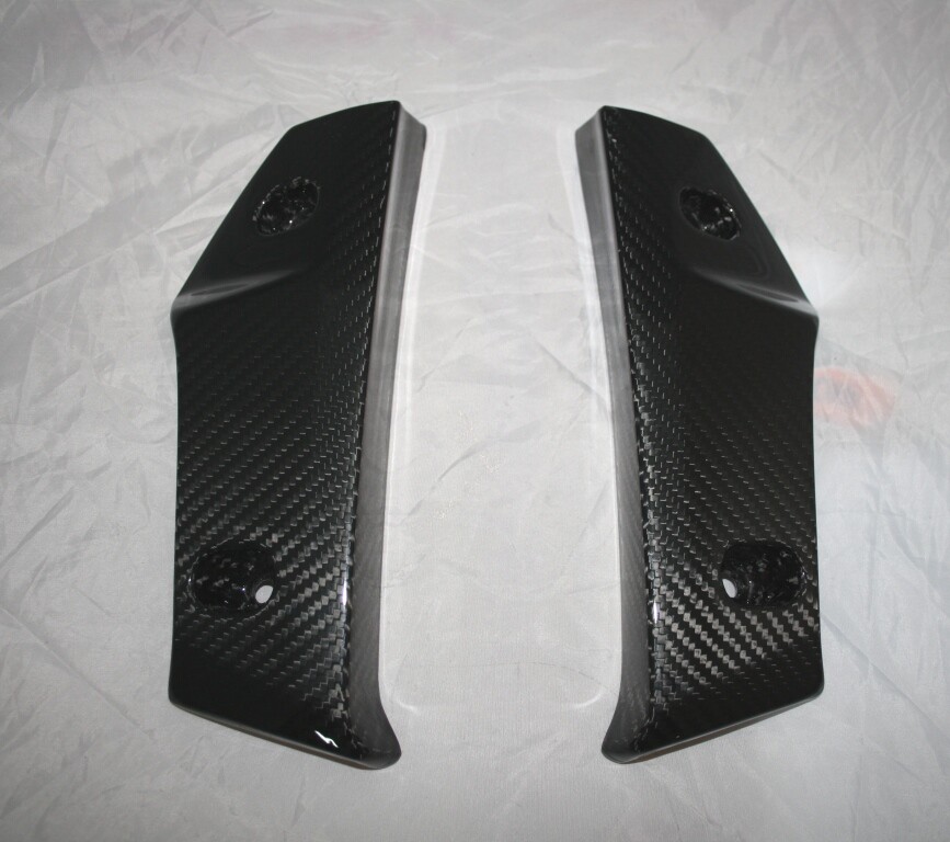 Écopes de radiateur Suzuki GSR 600 carbone brillant pièces de carrosserie moto