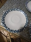 6.5" Saucer Folk Craft Moose Country Tienshan Green Sponge Lodge Cabin Stoneware — photo 3