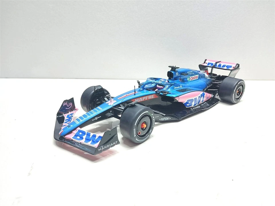 Renault Alpine A522 Formula 1 GP Monaco 2022 #14 F. Alonso - 1/18 Solido - Immagine 3 di 4