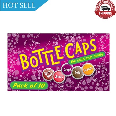 Wonka Bottle Caps Hard candy , Candy that fizzles in your mouth, 5 oz, pack o...