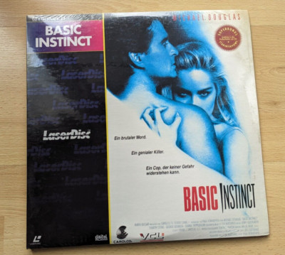 Laserdisc Basic Instinct Michael Douglas PAL Deutsch OVP Sealed