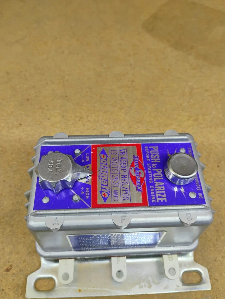 Regulador de Voltaje Estándar VR414XP 12V Universal Tierra NORS Hecho en EE. UU. Foto 3 de 4