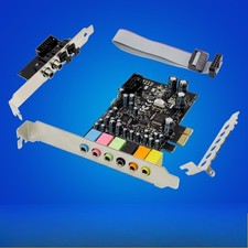 PCIe Sound Card CM8828 Chipset, 7.1CH HD Audio, Optical  Coaxial Audio Adapter