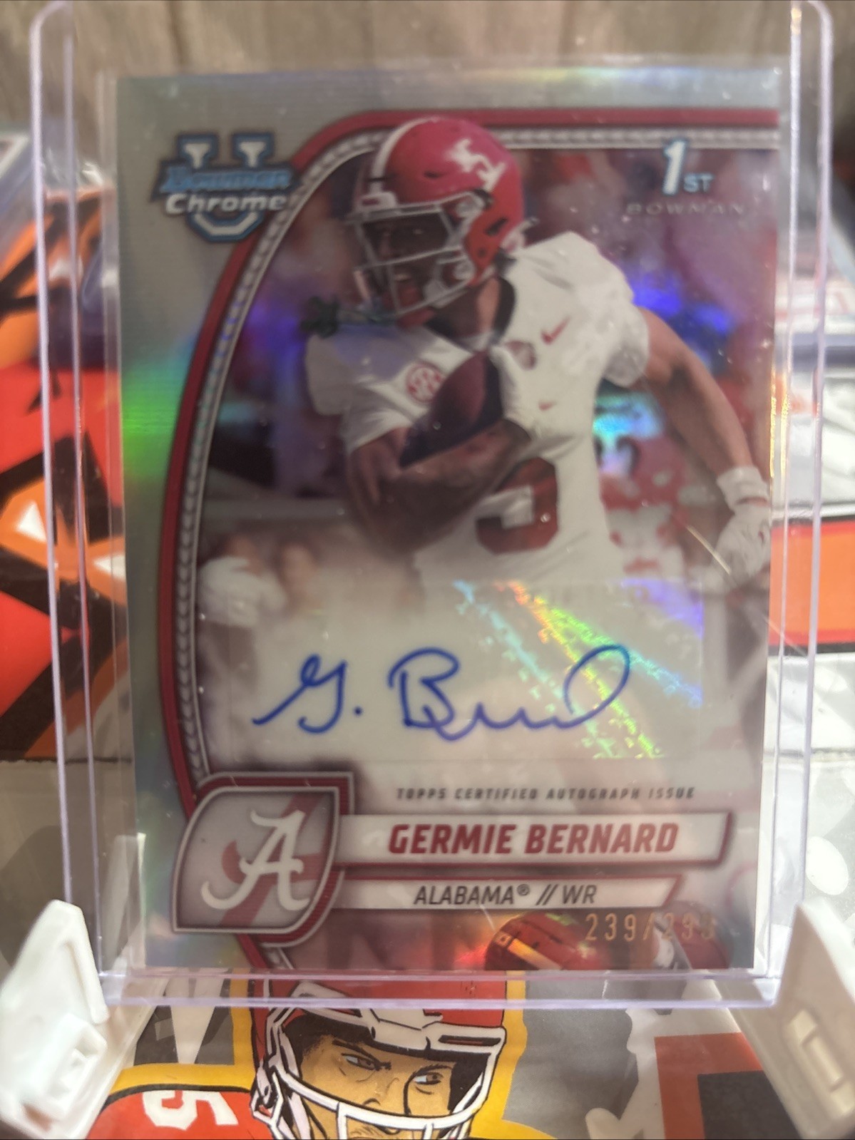 2024 Bowman University Chrome Germie Bernard Auto Refractor 239/299