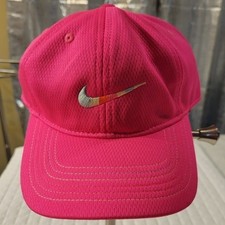 Nike Dri-FIT Cute Fun Pink Kids Cap Colorful Swoosh Athletic Casual Barbiecore