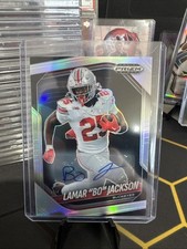 2025 Prizm Black Lamar “Bo” Jackson Silver Auto Ohio State Buckeyes