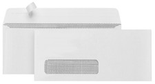 500 Left Window Envelopes Self Seal 10 Security Tint 4 1/8 x 9 1/2 Inches