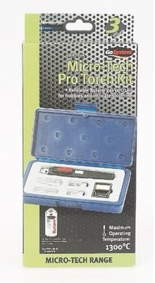 GoSystem Micro Tech Pro Butan Gasbrenner Kit Lötlampe MP2205 DIYCamping UVP 39£