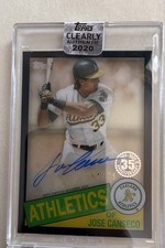 2020 Topps Clearly Authentic Autographs - 1985 Topps Baseball Autographs Jose...