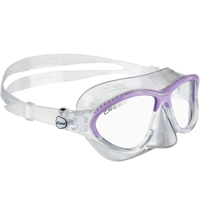 Cressi Kids Comfortable Silicone Mask with Adjustable Strap, Color Options