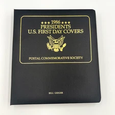 1986 Presidents U.S. First Day Covers Postal Commemorative Society Stamps