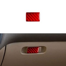 Carbon Fiber Interior Glove Storage Box Panel Trim Cover For Honda Civic 2003-05