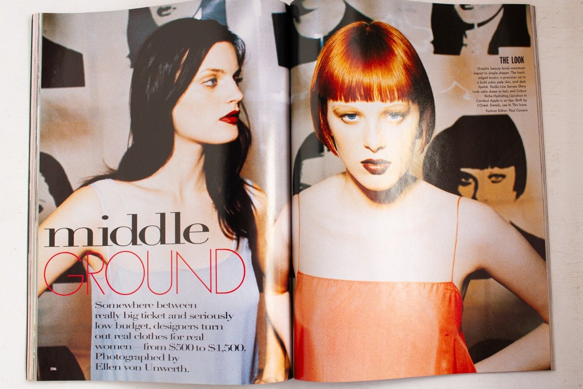 Vintage Vogue Magazine January 1998: Spice Girls Cover, 90s