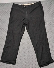 VTG JB Britches Dress Pants Wool & Cashmere Men's 40x28 Charcoal Gray Italy