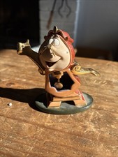 Figurina da collezione WDCC Cogsworth "Just In Time" La Bella nella Bestia