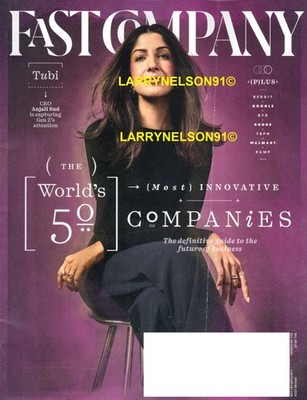 FAST COMPANY MAGAZINE SPRING 2026 50 MOST INNOVATIVE TUBI ANJALIA SUD BYD TBPN