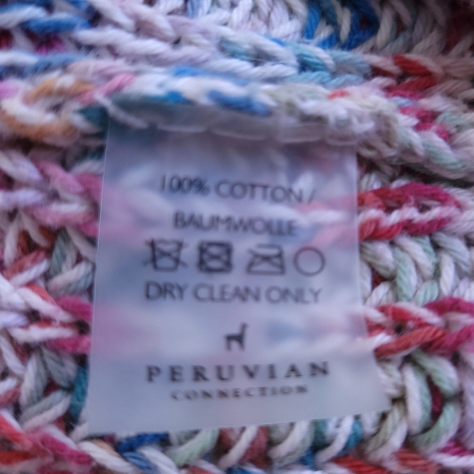 Peruvian Connection Pullover Sweater Large, Cotto… - image 6