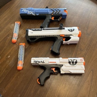 Nerf Rival Lot Bundle XV-700 XVIII-700 XVIII-500 2 Magazine Balls Cleaned Tested