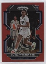 2022 Panini Prizm WNBA Red Prizm 99/199 Evina Westbrook #180 Rookie RC 13c1